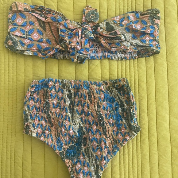 Andi Bagus X Naked Tiger Bardot Batik Hi Waist Bikini - Picture 4 of 9